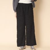 denicher/モノトーンフラワージャガード　イージーパンツ